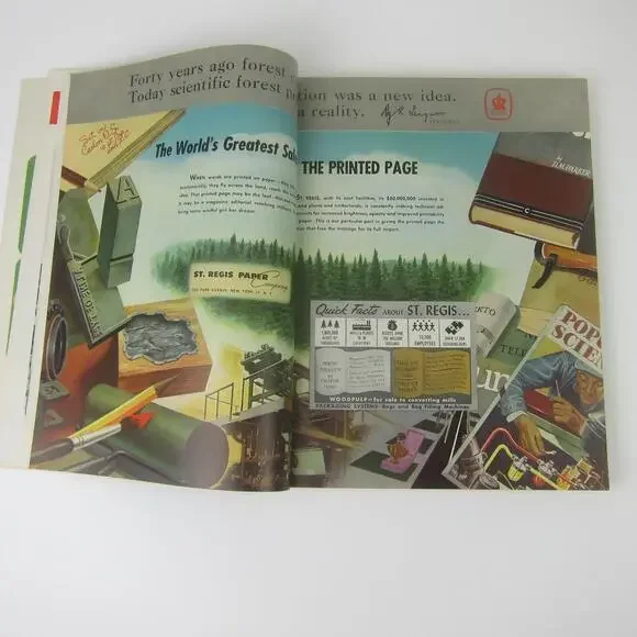 Vintage FORTUNE Magazine November 1948 Oldsmobile, Packard, Lincoln, Zippo Ads - Picture 8 of 16